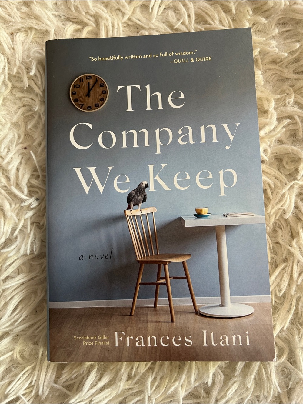 "The Company We Keep" by Frances Itani - Blue Cover Novel paperback, award